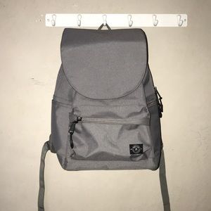Gray backpack